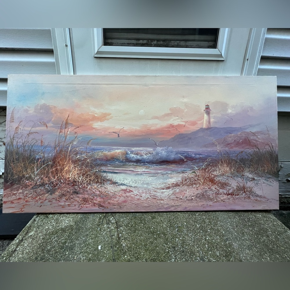 Original Karl Neumann oil painting canvas